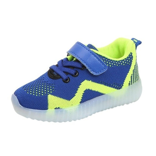 Child Charging Usb Led Light Sneakers Girl Hook