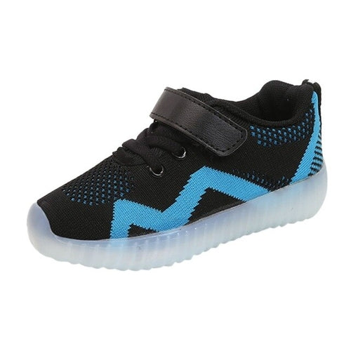 Child Charging Usb Led Light Sneakers Girl Hook